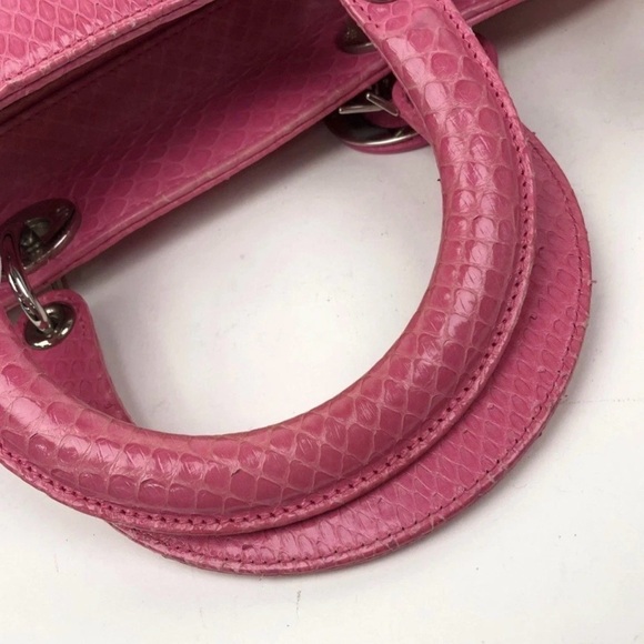 Dior Large Lady Dior Python 2Way Bag - Picture 9 of 16